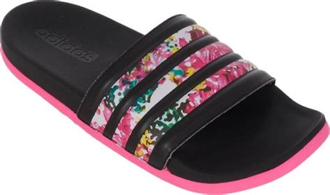 adidas dames slippers adilette farm zwart|Women .